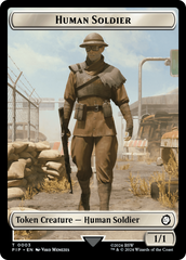 Food (0012) // Human Soldier Double-Sided Token [Fallout Tokens] | Game Master's Emporium (The New GME)