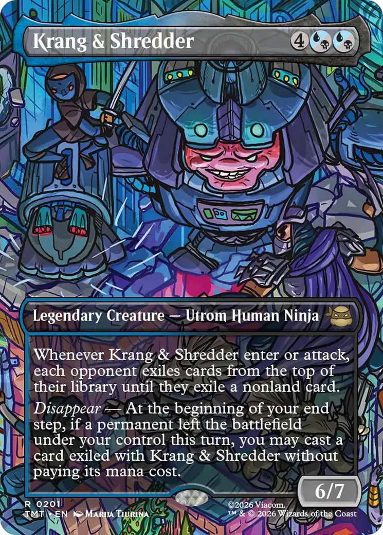 Krang & Shredder (Borderless) [Teenage Mutant Ninja Turtles] | Game Master's Emporium (The New GME)