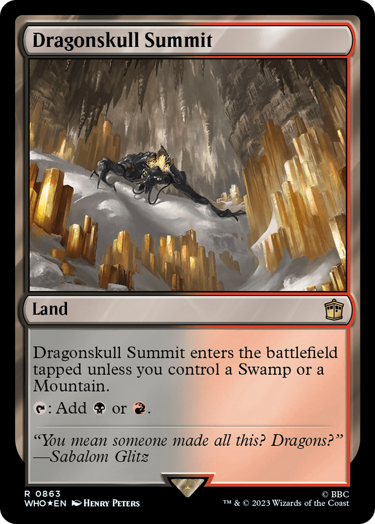 Dragonskull Summit (Surge Foil) [Doctor Who] | Game Master's Emporium (The New GME)