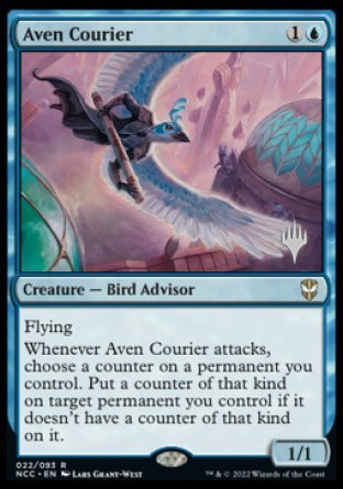 Aven Courier (Promo Pack) [Streets of New Capenna Commander Promos] | Game Master's Emporium (The New GME)