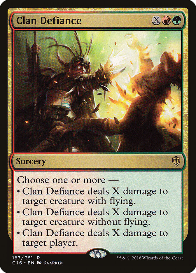 Clan Defiance [Commander 2016] | Game Master's Emporium (The New GME)