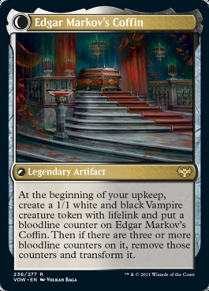 Edgar, Charmed Groom // Edgar Markov's Coffin [Innistrad: Crimson Vow] | Game Master's Emporium (The New GME)