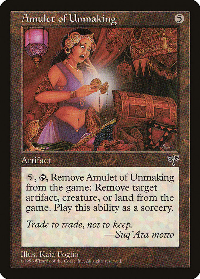 Amulet of Unmaking [Mirage] | Game Master's Emporium (The New GME)