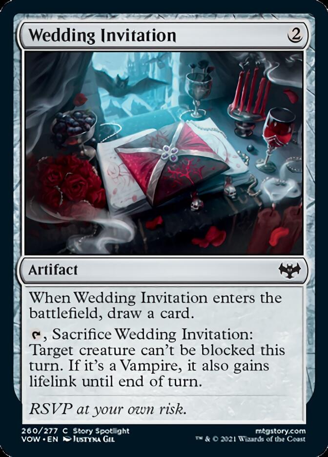 Wedding Invitation [Innistrad: Crimson Vow] | Game Master's Emporium (The New GME)
