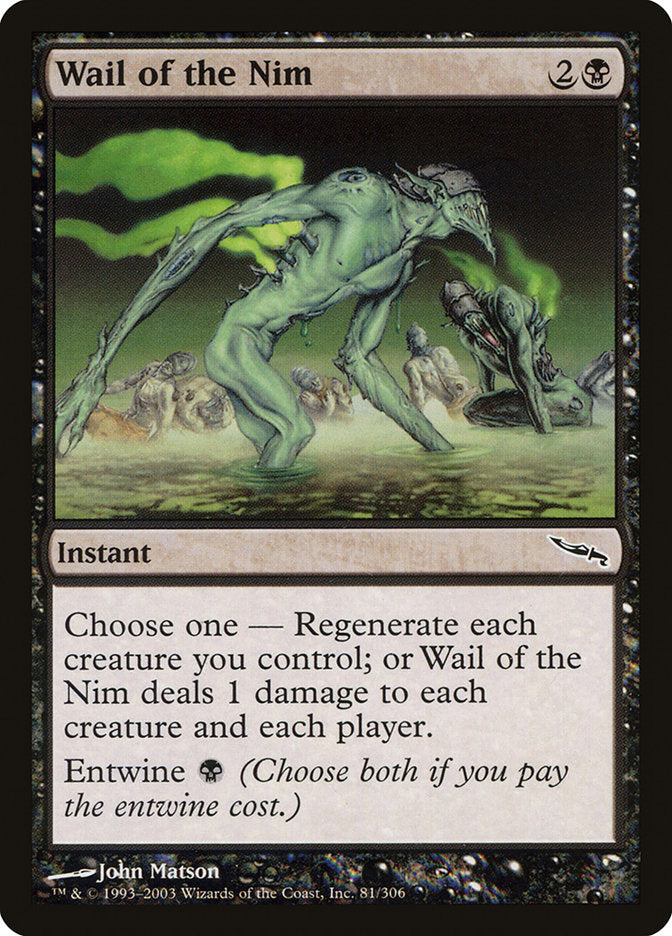 Wail of the Nim [Mirrodin] | Game Master's Emporium (The New GME)