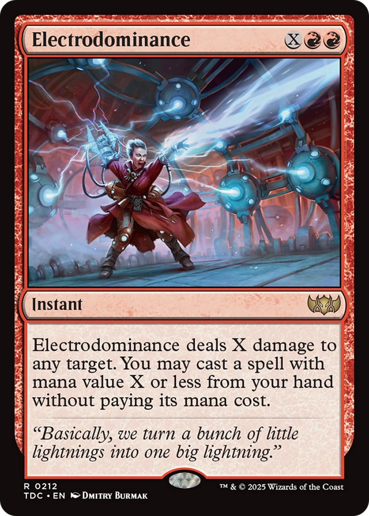 Electrodominance [Tarkir: Dragonstorm Commander] | Game Master's Emporium (The New GME)