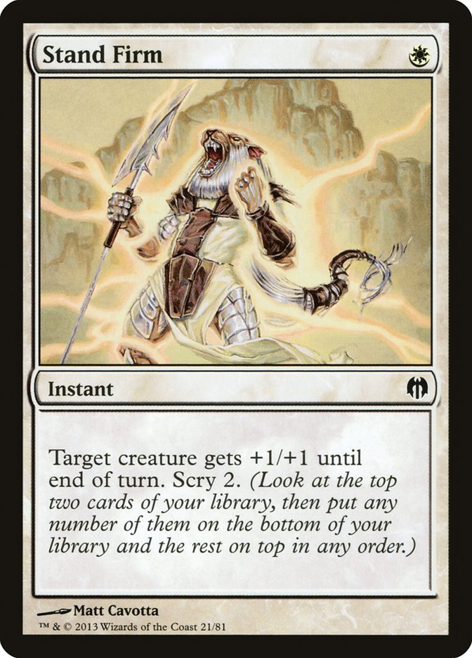 Stand Firm [Duel Decks: Heroes vs. Monsters] | Game Master's Emporium (The New GME)