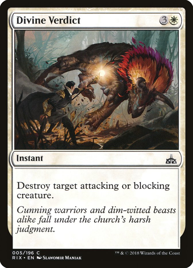 Divine Verdict [Rivals of Ixalan] | Game Master's Emporium (The New GME)