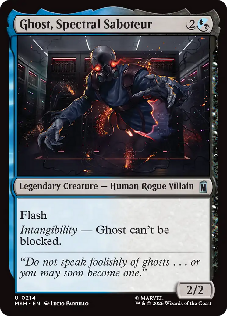 Ghost, Spectral Saboteur [Marvel Super Heroes] | Game Master's Emporium (The New GME)
