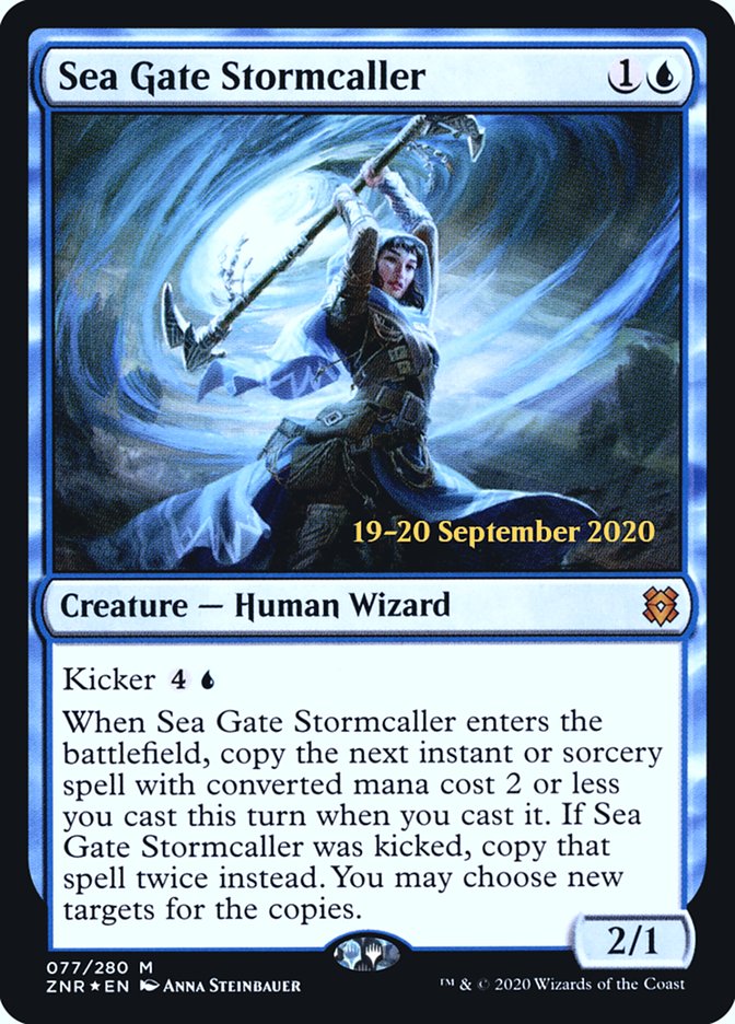 Sea Gate Stormcaller [Zendikar Rising Prerelease Promos] | Game Master's Emporium (The New GME)