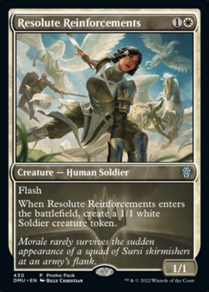 Resolute Reinforcements (Promo Pack) [Dominaria United Promos] | Game Master's Emporium (The New GME)