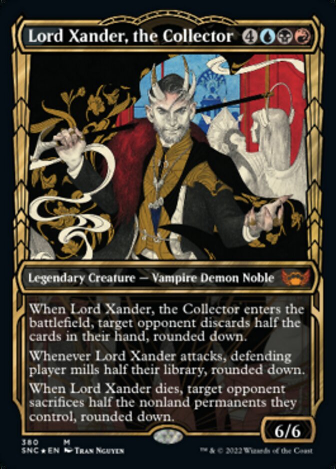 Lord Xander, the Collector (Showcase Golden Age Gilded Foil) [Streets of New Capenna] | Game Master's Emporium (The New GME)