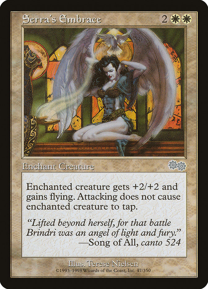 Serra's Embrace [Urza's Saga] | Game Master's Emporium (The New GME)