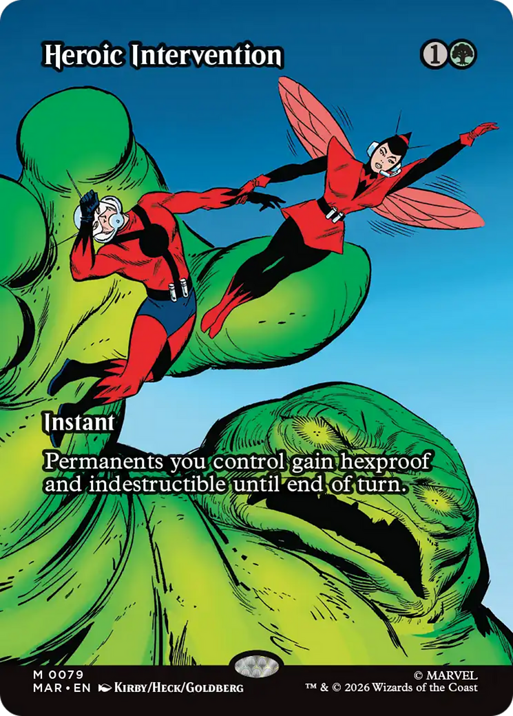 Heroic Intervention (0079) (Borderless) [Marvel Universe: Eternal-Legal] | Game Master's Emporium (The New GME)