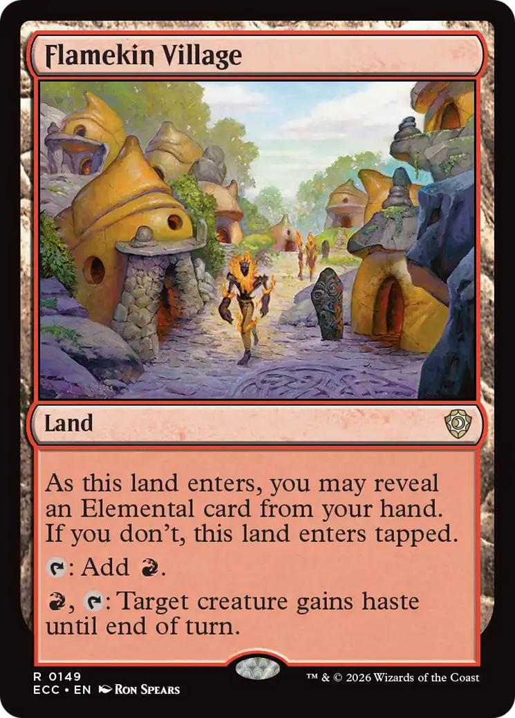 Flamekin Village [Lorwyn Eclipsed Commander] | Game Master's Emporium (The New GME)