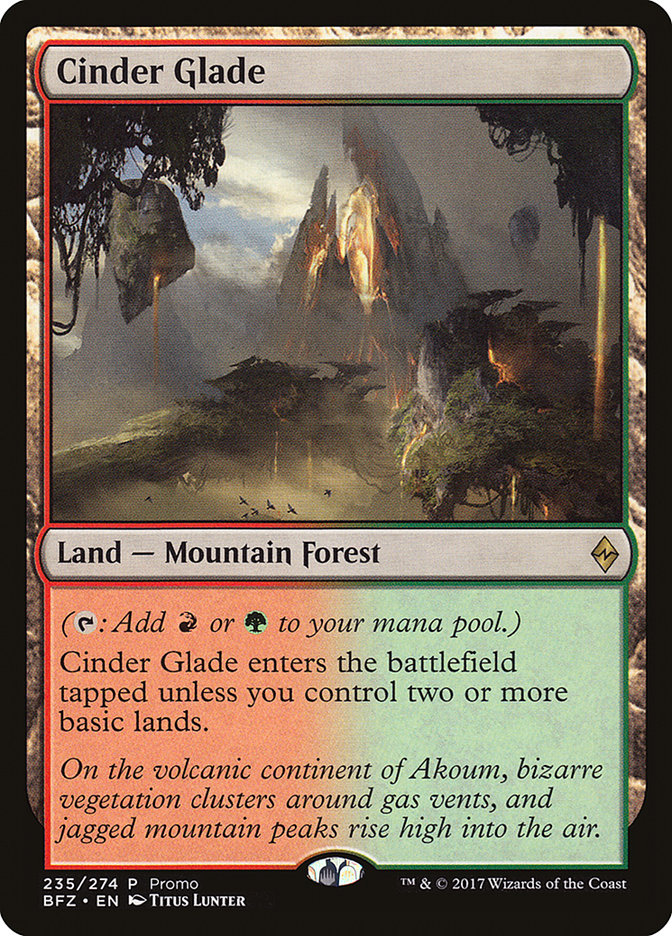 Cinder Glade (Promo) [Standard Showdown Promos] | Game Master's Emporium (The New GME)