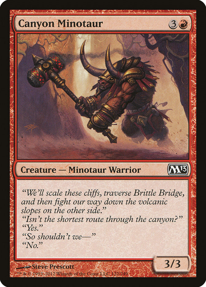 Canyon Minotaur [Magic 2013] | Game Master's Emporium (The New GME)