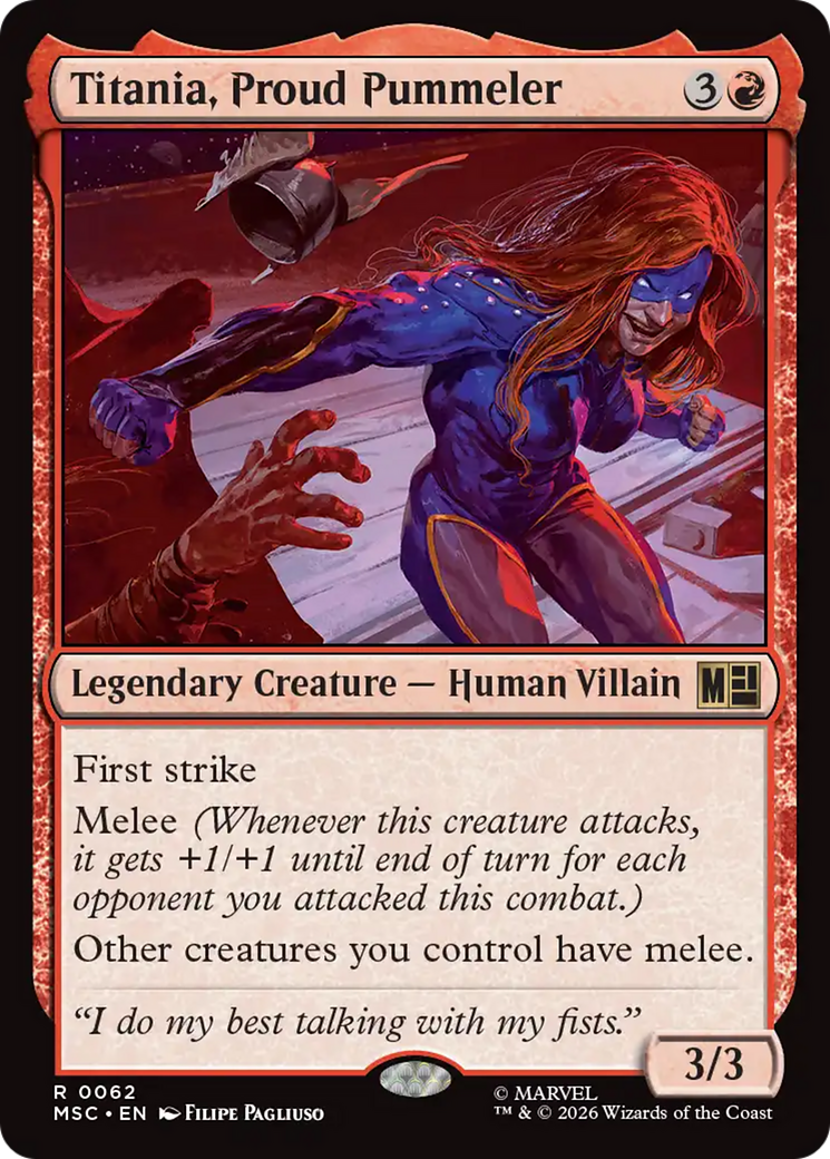 Titania, Proud Pummeler [Marvel Super Heroes Commander] | Game Master's Emporium (The New GME)
