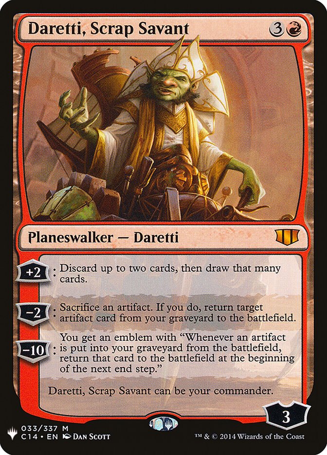 Daretti, Scrap Savant (C14) [The List] | Game Master's Emporium (The New GME)