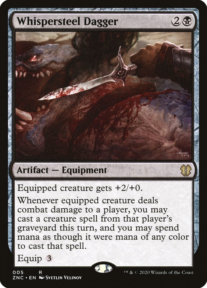 Whispersteel Dagger [Zendikar Rising Commander] | Game Master's Emporium (The New GME)
