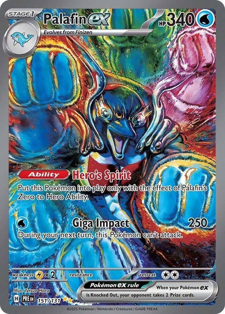 Palafin ex (151/131) [Scarlet & Violet: Prismatic Evolutions] | Game Master's Emporium (The New GME)