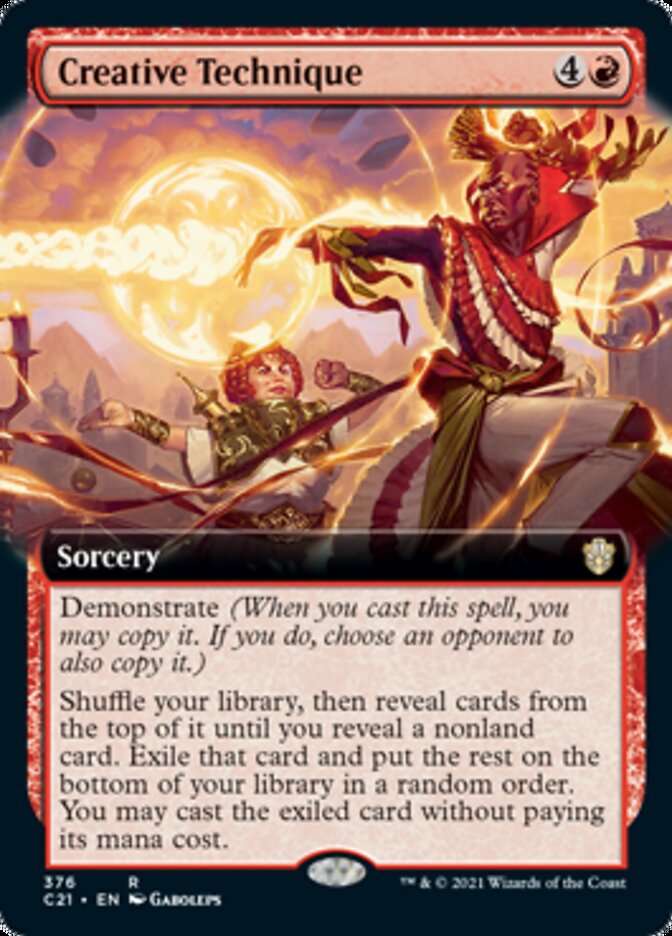 Creative Technique (Extended Art) [Commander 2021] | Game Master's Emporium (The New GME)