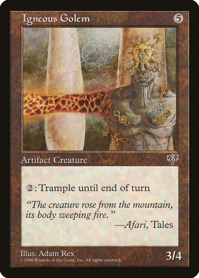 Igneous Golem [Mirage] | Game Master's Emporium (The New GME)