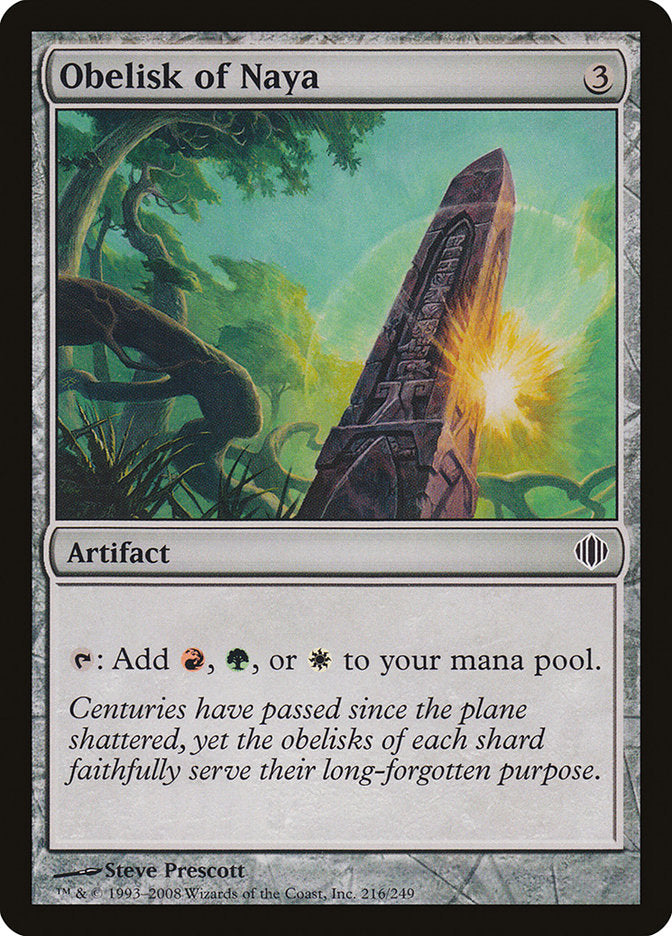 Obelisk of Naya [Shards of Alara] | Game Master's Emporium (The New GME)