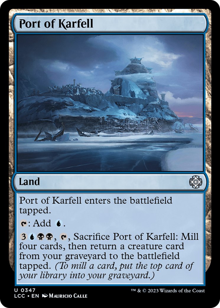 Port of Karfell [The Lost Caverns of Ixalan Commander] | Game Master's Emporium (The New GME)