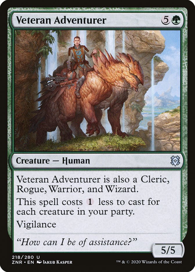 Veteran Adventurer [Zendikar Rising] | Game Master's Emporium (The New GME)