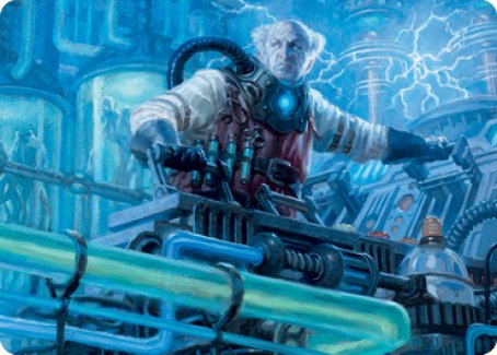 Ludevic, Necrogenius Art Card [Innistrad: Midnight Hunt Art Series] | Game Master's Emporium (The New GME)