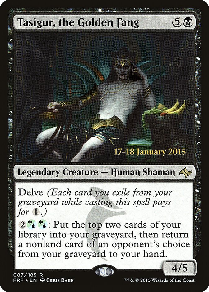 Tasigur, the Golden Fang [Fate Reforged Prerelease Promos] | Game Master's Emporium (The New GME)