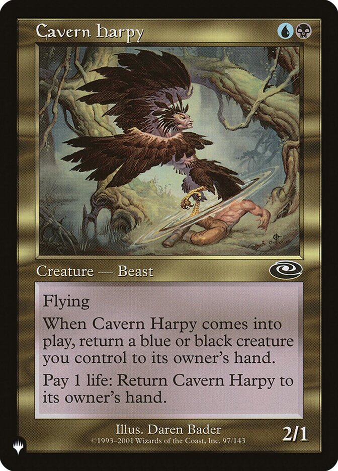Cavern Harpy [The List] | Game Master's Emporium (The New GME)