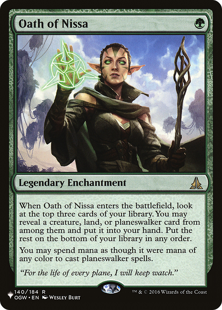 Oath of Nissa [The List] | Game Master's Emporium (The New GME)
