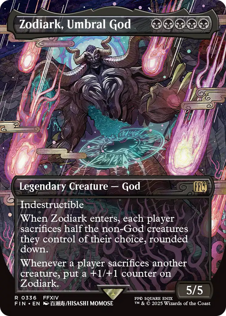 Zodiark, Umbral God (Borderless) [FINAL FANTASY] | Game Master's Emporium (The New GME)