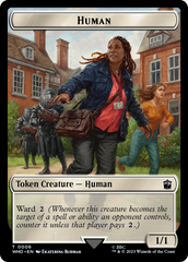 Human (0006) // Clue (0022) Double-Sided Token [Doctor Who Tokens] | Game Master's Emporium (The New GME)