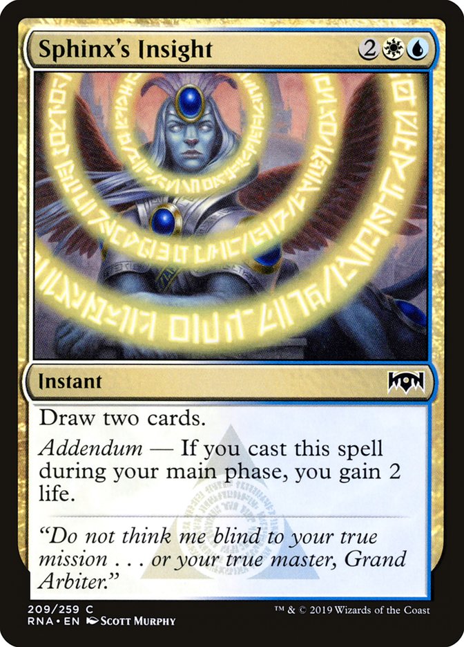 Sphinx's Insight [Ravnica Allegiance] | Game Master's Emporium (The New GME)
