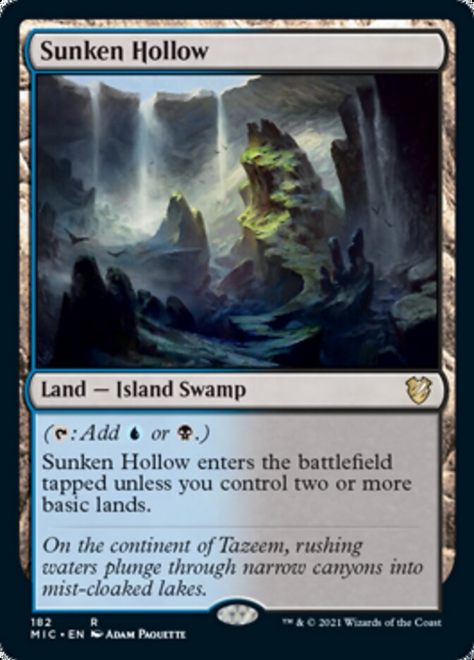 Sunken Hollow [Innistrad: Midnight Hunt Commander] | Game Master's Emporium (The New GME)