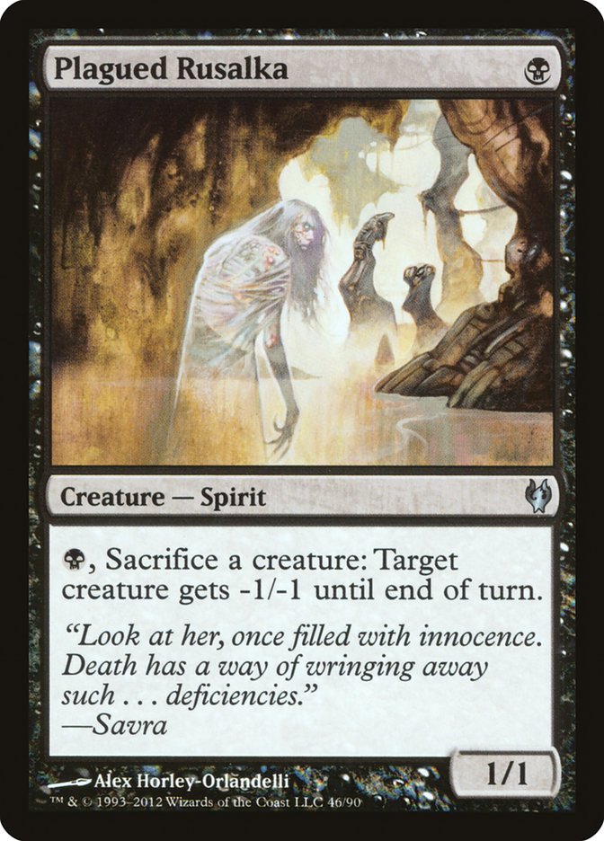 Plagued Rusalka [Duel Decks: Izzet vs. Golgari] | Game Master's Emporium (The New GME)