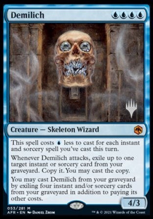 Demilich (Promo Pack) [Dungeons & Dragons: Adventures in the Forgotten Realms Promos] | Game Master's Emporium (The New GME)