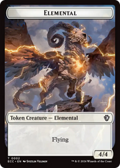 Elemental (0002) // Elemental (0009) Double-Sided Token [Lorwyn Eclipsed Tokens] | Game Master's Emporium (The New GME)