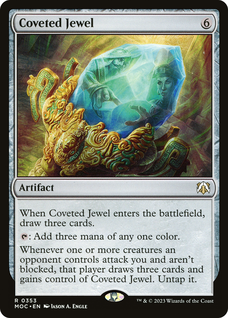 Coveted Jewel (Ripple Foil) [Modern Horizons 3 Commander] | Game Master's Emporium (The New GME)