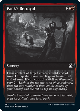 Pack's Betrayal [Innistrad: Double Feature] | Game Master's Emporium (The New GME)