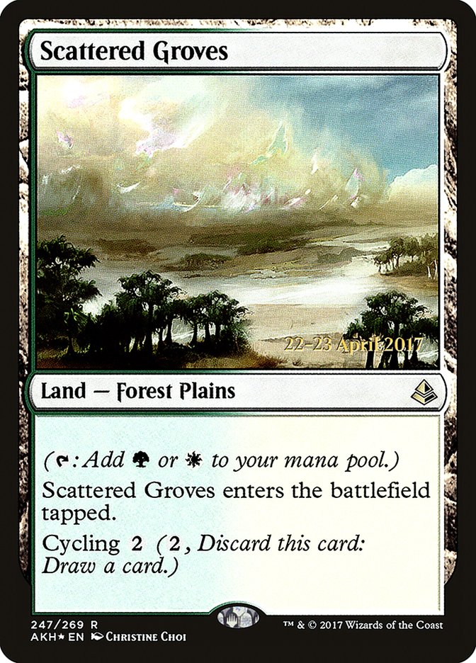 Scattered Groves [Amonkhet Prerelease Promos] | Game Master's Emporium (The New GME)