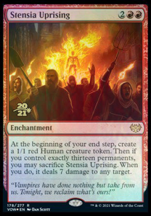 Stensia Uprising [Innistrad: Crimson Vow Prerelease Promos] | Game Master's Emporium (The New GME)