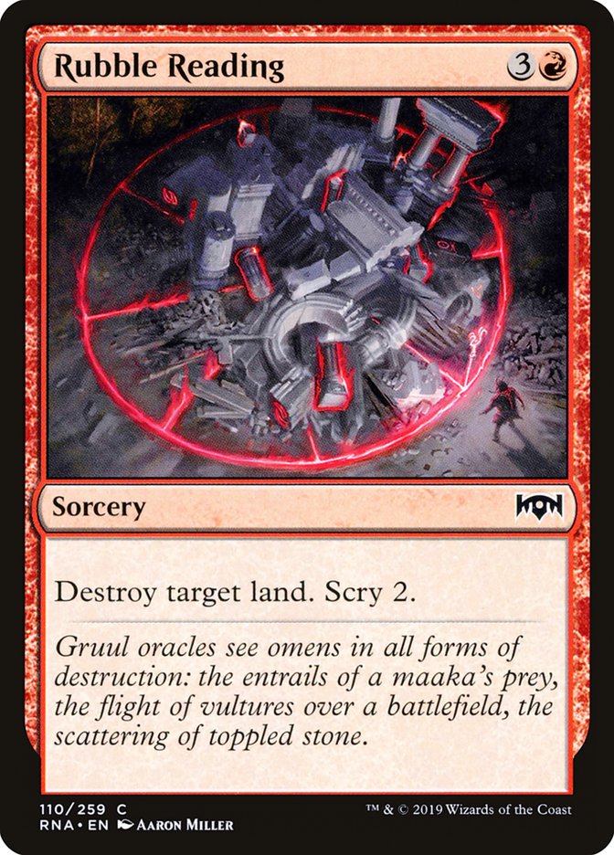 Rubble Reading [Ravnica Allegiance] | Game Master's Emporium (The New GME)
