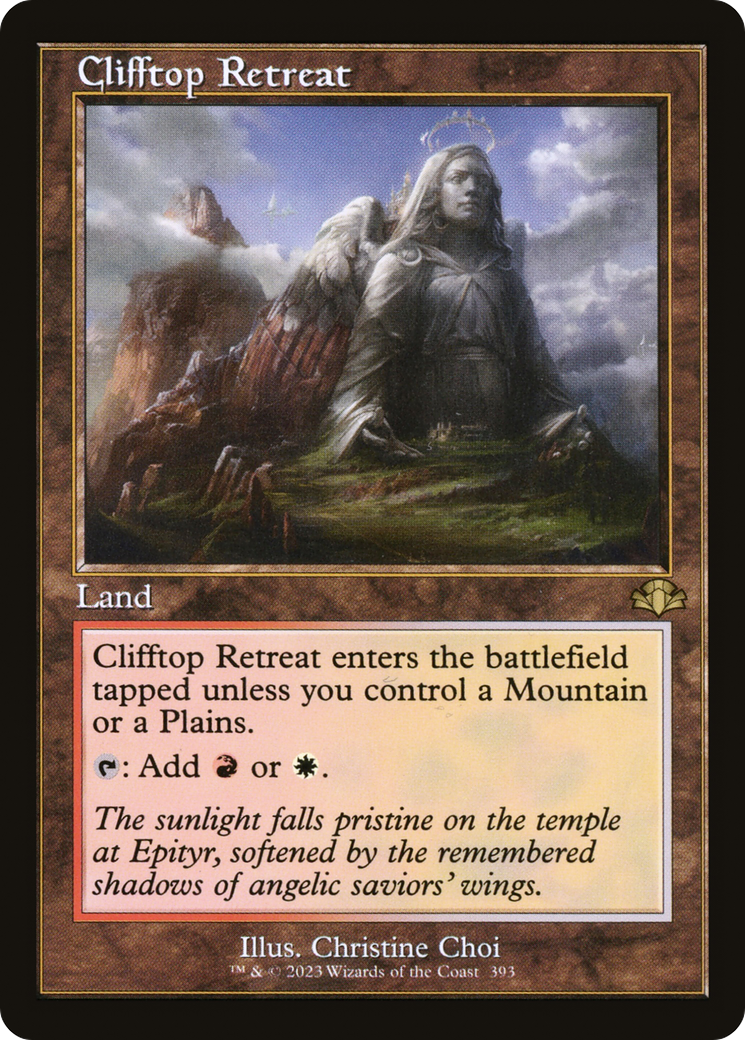 Clifftop Retreat (Retro) [Dominaria Remastered] | Game Master's Emporium (The New GME)