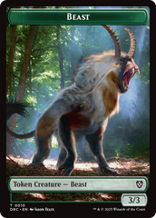 Beast (0010) // Servo Double-Sided Token [Aetherdrift Commander Tokens] | Game Master's Emporium (The New GME)