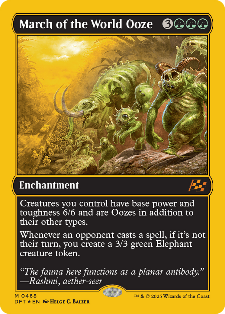 March of the World Ooze (First-Place Foil) [Aetherdrift] | Game Master's Emporium (The New GME)