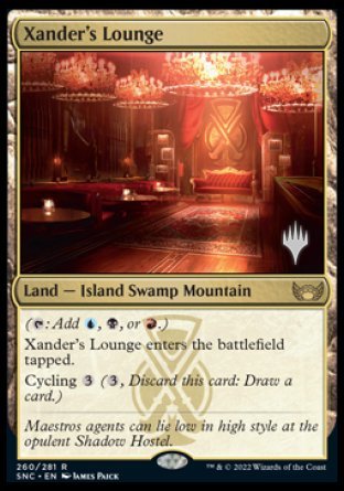 Xander's Lounge (Promo Pack) [Streets of New Capenna Promos] | Game Master's Emporium (The New GME)